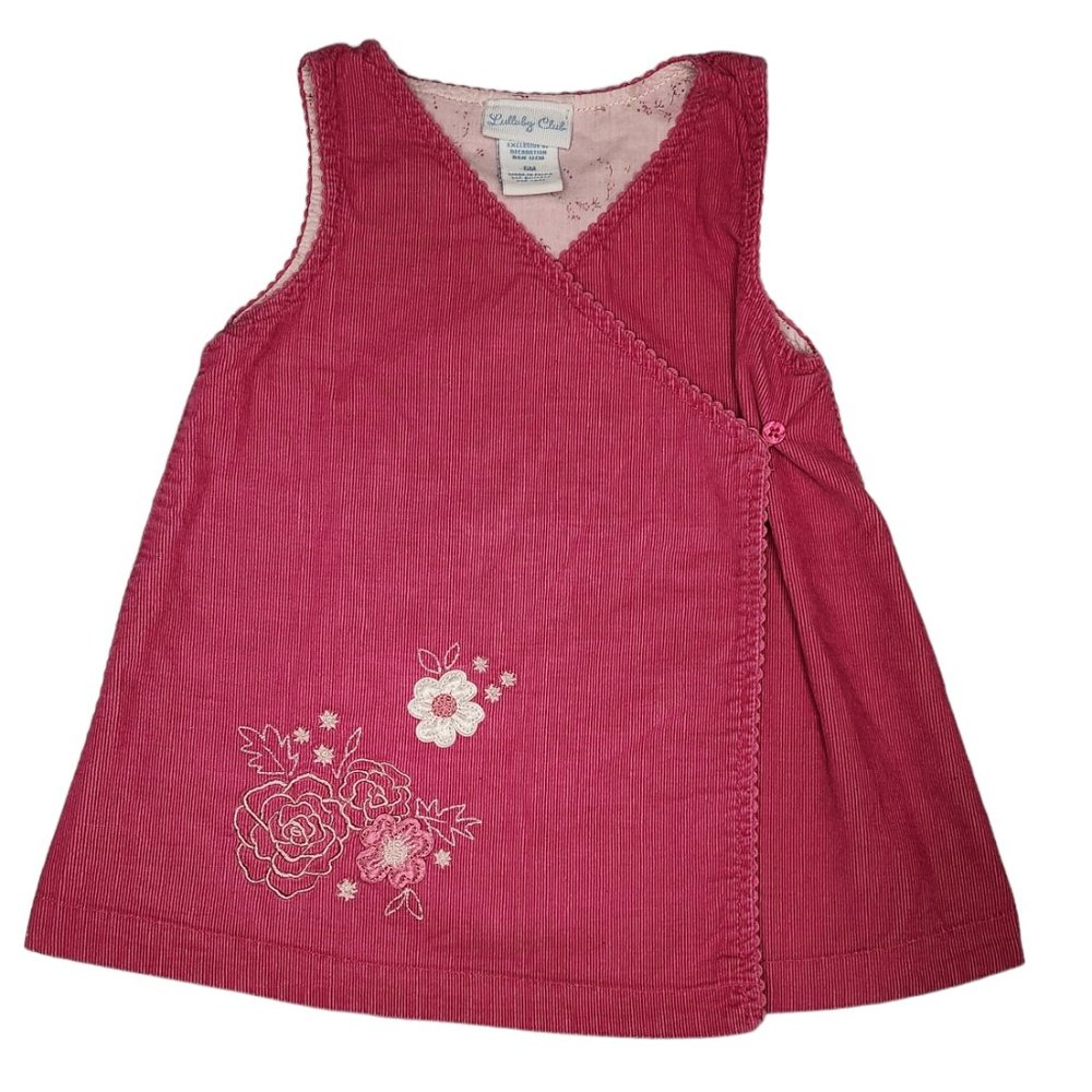 Girls Pink Wrap Dress